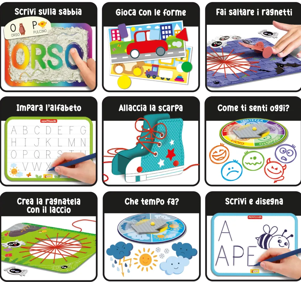 Hot Montessori Il Mio Banchetto Dei Giochi Educativi Primi Apprendimenti