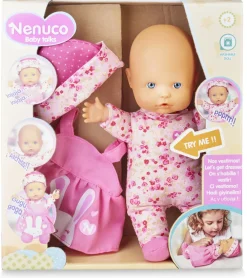 Sale Ci Vestiamo, Bambola Morbida 25 Cm, Con Pigiama E Vestitino Rosa Con Suoni Bambolotti