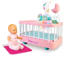 Sale Culla Per Una Dolce Nanna, Bambola 35 Cm, Culla Interattiva E Accessori. Bambolotti