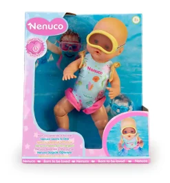 Outlet Impara Ad Immergersi, Bambola Da 35 Cm Con Corpo Rigido E Costume Da Bagno.Nuotera Per Davvero. Per Bambine/I Da 2 Anni Bambolotti