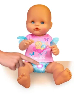 New Pannolino Magico, Bambola 35 Cm Con Pannolino Con Luci, Inclusi Accessori. Bambolotti