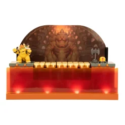 Clearance Nintendo Playset Battaglia Di Bowser Deluxe. Con Personaggio Esclusivo! Action Figures