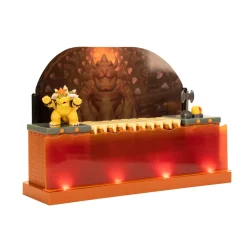 Clearance Nintendo Playset Battaglia Di Bowser Deluxe. Con Personaggio Esclusivo! Action Figures