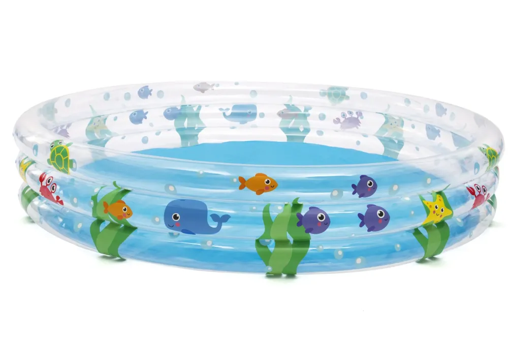 New Piscina Deep Dive A 3 Anelli Cm. 183 33 Gonfiabili Per Bambini