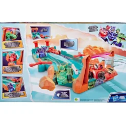 Online Super Pigiamini, Pista Delle Macchinine, Playset Con Pista E 4 Macchine , Per Bambini Dai 3 Anni In Su Mondi Immaginari