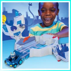 Discount Super Pigiamini, Playset Pj Power Q, Set Del Quartier Generale Dei Superpigiamini Con Auto E Action Figure, Giocattoli A Tema Supereroi Per Bambini E Bambine Dai 3 Anni In Su Mondi Immaginari