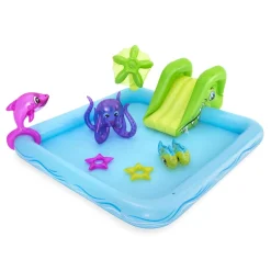 Play Center Gonfiabile Con Piscina ® Fantastic Aquarium , 2 Anni+ Gonfiabili Per Bambini