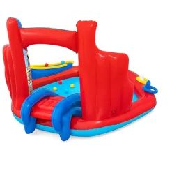Clearance Play Center Marvel Spider-Man Cm. 211X206X127 Include: Palline E Anelli Gonfiabili Per Bambini