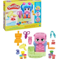 Capelli Pazzerelli, Playset Per Giocare Al Parrucchiere, Giocattoli Di Fantasia Per Bambini E Bambine Dai 3 Anni In Su Plastilina E Pasta Modellabile