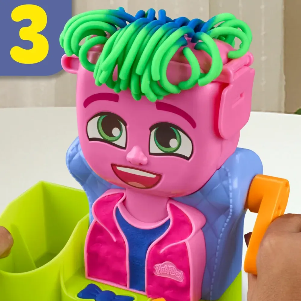 Capelli Pazzerelli, Playset Per Giocare Al Parrucchiere, Giocattoli Di Fantasia Per Bambini E Bambine Dai 3 Anni In Su Plastilina E Pasta Modellabile