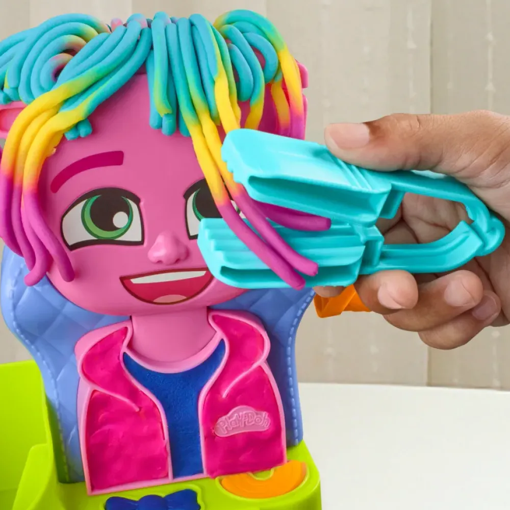 Capelli Pazzerelli, Playset Per Giocare Al Parrucchiere, Giocattoli Di Fantasia Per Bambini E Bambine Dai 3 Anni In Su Plastilina E Pasta Modellabile