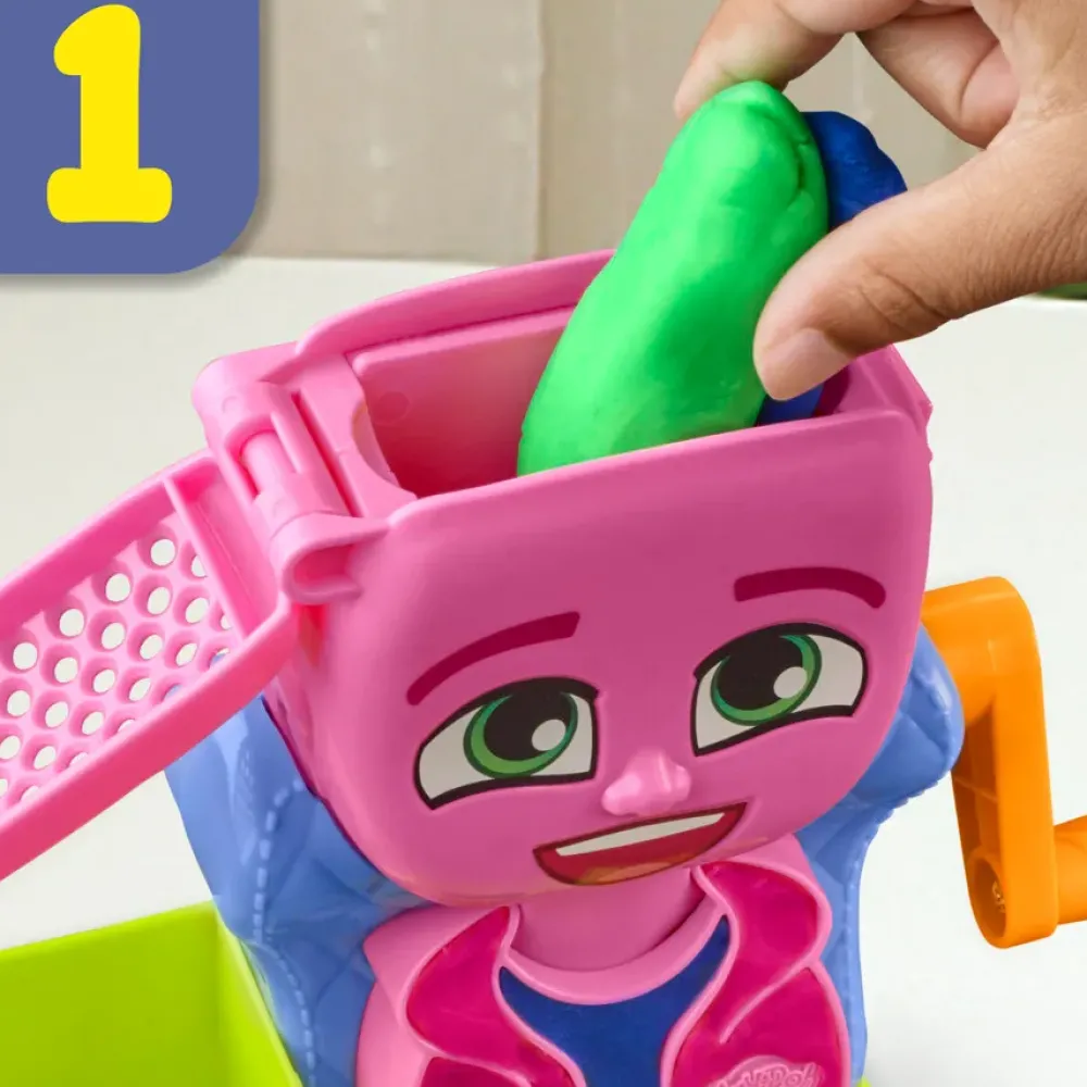 Capelli Pazzerelli, Playset Per Giocare Al Parrucchiere, Giocattoli Di Fantasia Per Bambini E Bambine Dai 3 Anni In Su Plastilina E Pasta Modellabile