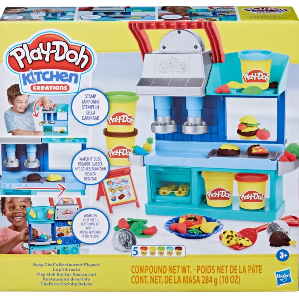 Clearance Kitchen Creations, Il Ristorante Dello Chef, Playset Da Cucina, Giocattolo Dai 3 Anni In Su Plastilina E Pasta Modellabile