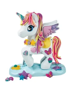 , Unicorno Magico Da Decorare, Per Bambini E Bambine Dai 3 Anni In Su, Con 5 Vasetti Plastilina E Pasta Modellabile