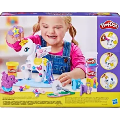 , Unicorno Magico Da Decorare, Per Bambini E Bambine Dai 3 Anni In Su, Con 5 Vasetti Plastilina E Pasta Modellabile