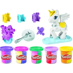 , Unicorno Magico Da Decorare, Per Bambini E Bambine Dai 3 Anni In Su, Con 5 Vasetti Plastilina E Pasta Modellabile