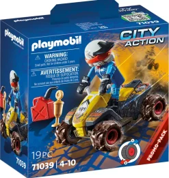 City Action 71039 Quad Fuoristrada Per Bambini Dai 4 Anni In Su Set Costruzioni