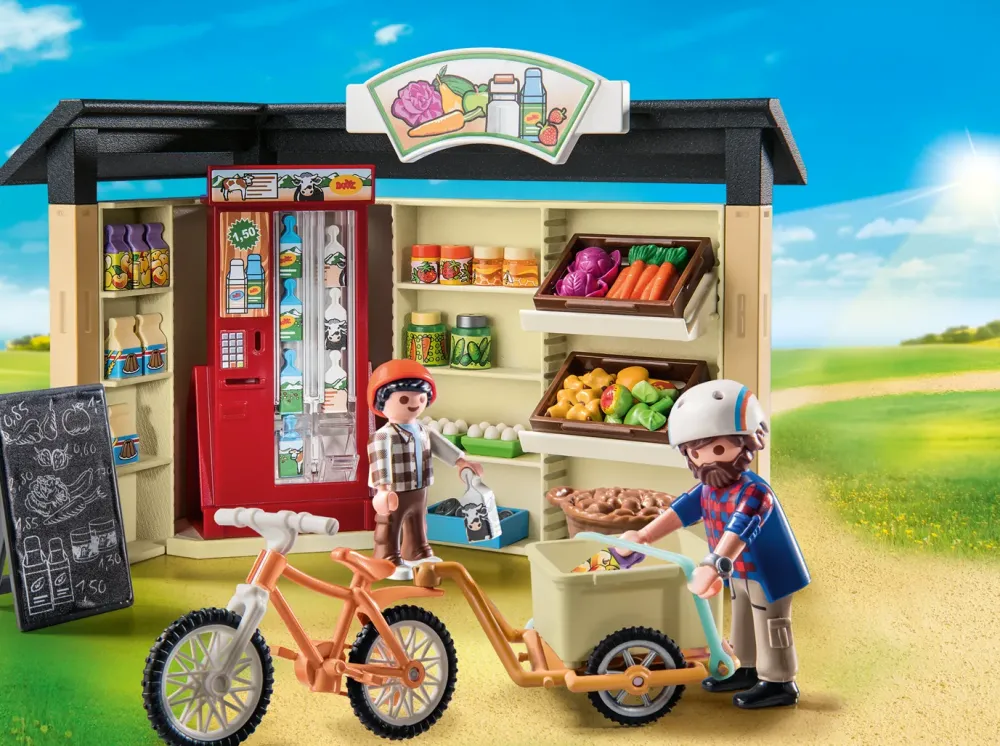 Clearance Country 71250 Bottega Agricola Aperta 24 Ore Su 24 Per Bambini Dai 4 Anni In Su Set Costruzioni