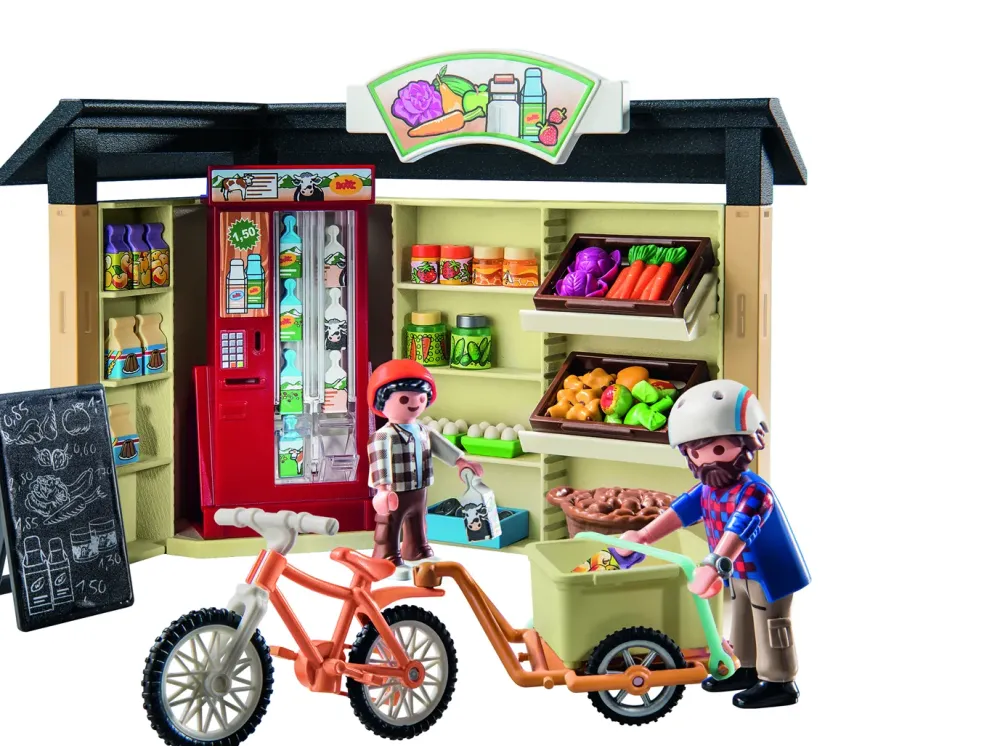 Clearance Country 71250 Bottega Agricola Aperta 24 Ore Su 24 Per Bambini Dai 4 Anni In Su Set Costruzioni