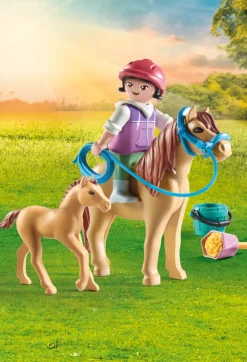 Sale Horse Of Waterfall 71498 Bambina Con Pony E Puledro Per Bambini Dai 4 Anni Costruzioni Bambini