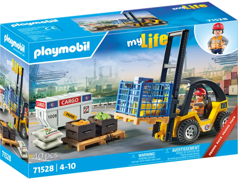 New Promo Pack 71528 Carrello Elevatore Per Bambini Dai 4 Anni Costruzioni Bambini