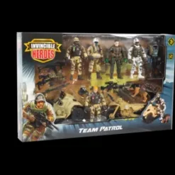 Hot Playset Team Patrol Action Figures