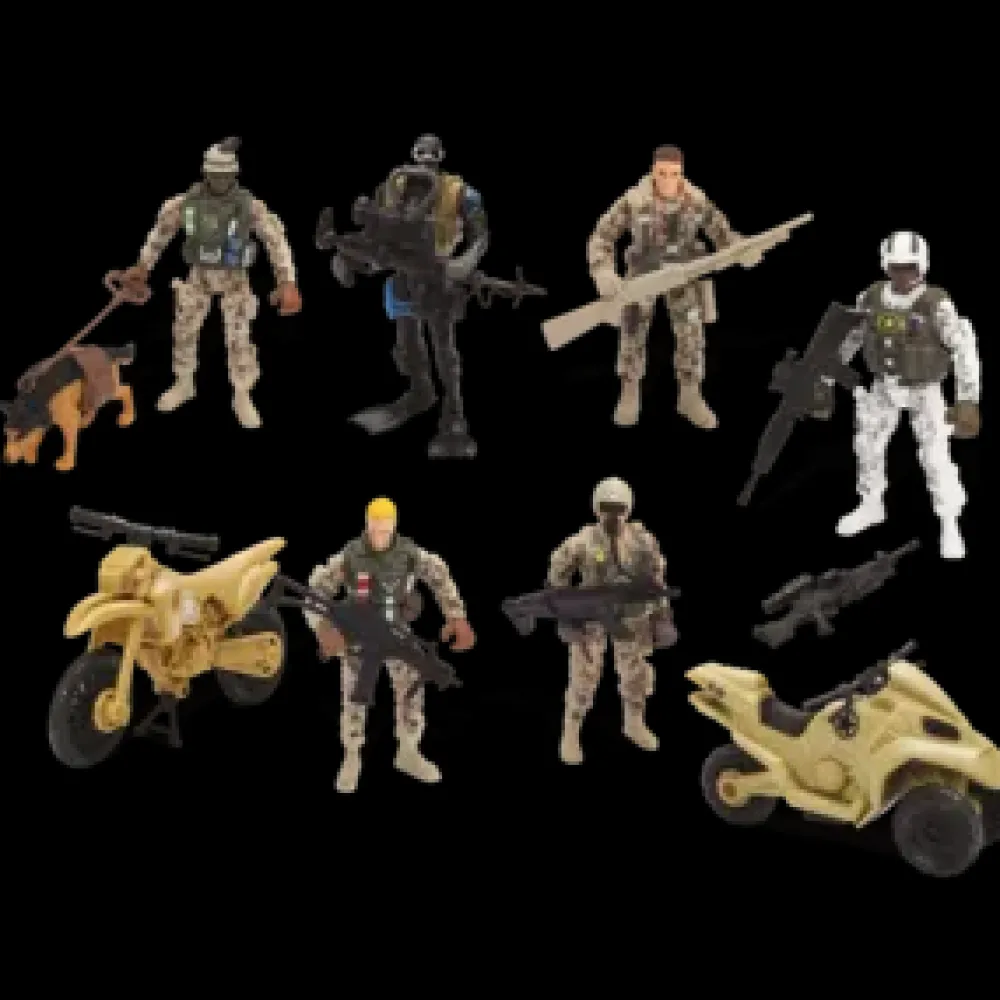 Hot Playset Team Patrol Action Figures