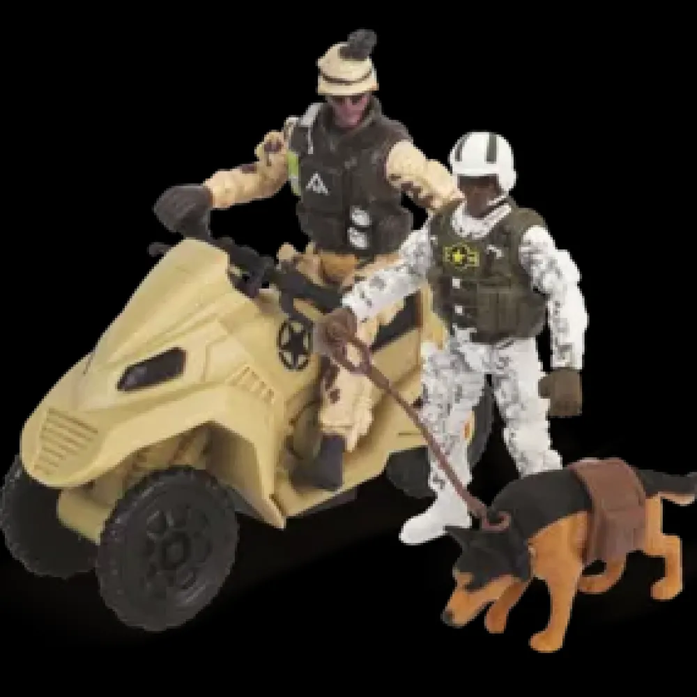 Hot Playset Team Patrol Action Figures