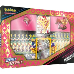 New Collezione Premium Statuina Zacian/Zamazenta Cromatico Zenit Regale Giochi Di Carte
