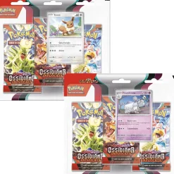 Discount Scarlatto E Violetto Sv3 Ossidiana Infuocata 3 Pack Blister Giochi Di Carte