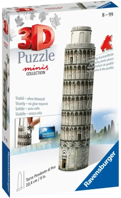 Clearance Mini Torre Di Pisa, 54 Pezzi, 8 Anni Puzzle 3D