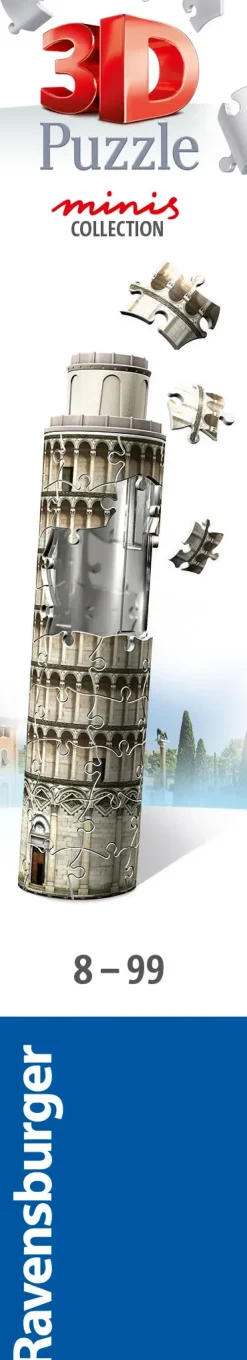 Clearance Mini Torre Di Pisa, 54 Pezzi, 8 Anni Puzzle 3D