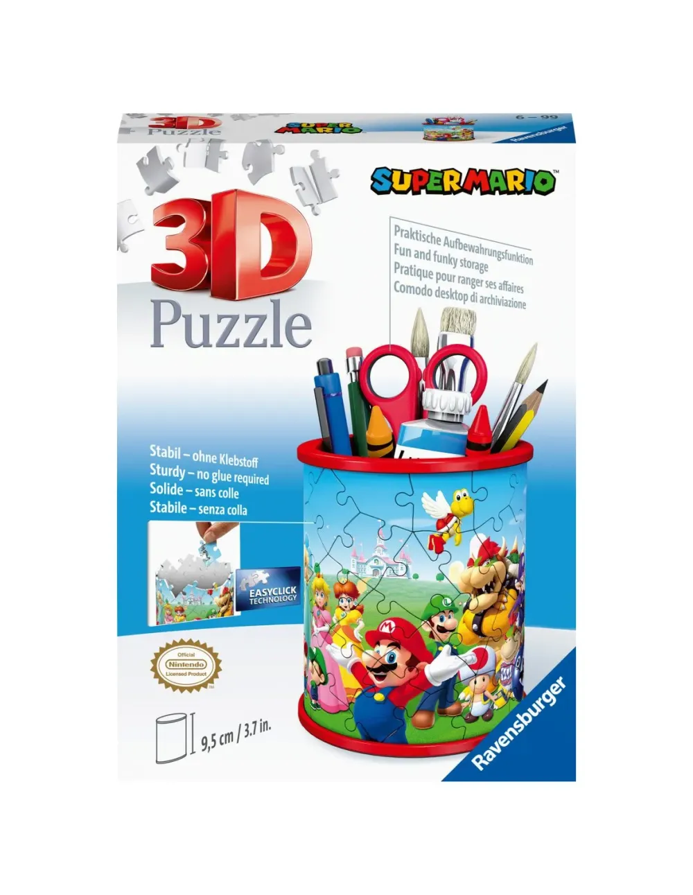 Clearance Ravensburger 3D Puzzle Portapenne , 54 Pezzi, 6+ Anni Puzzle 3D