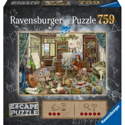 Clearance Escape The Puzzle L'Atelier Dell'Artista Puzzle 500 Pezzi