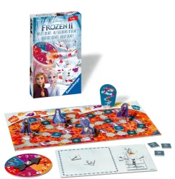 New Ravensburger Frozen 2 Travel, Gioco Da Tavolo Tascabile, 2-4 Giocatori, 5+ Anni Giochi Tascabili E Da Viaggio