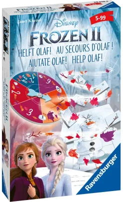 New Ravensburger Frozen 2 Travel, Gioco Da Tavolo Tascabile, 2-4 Giocatori, 5+ Anni Giochi Tascabili E Da Viaggio