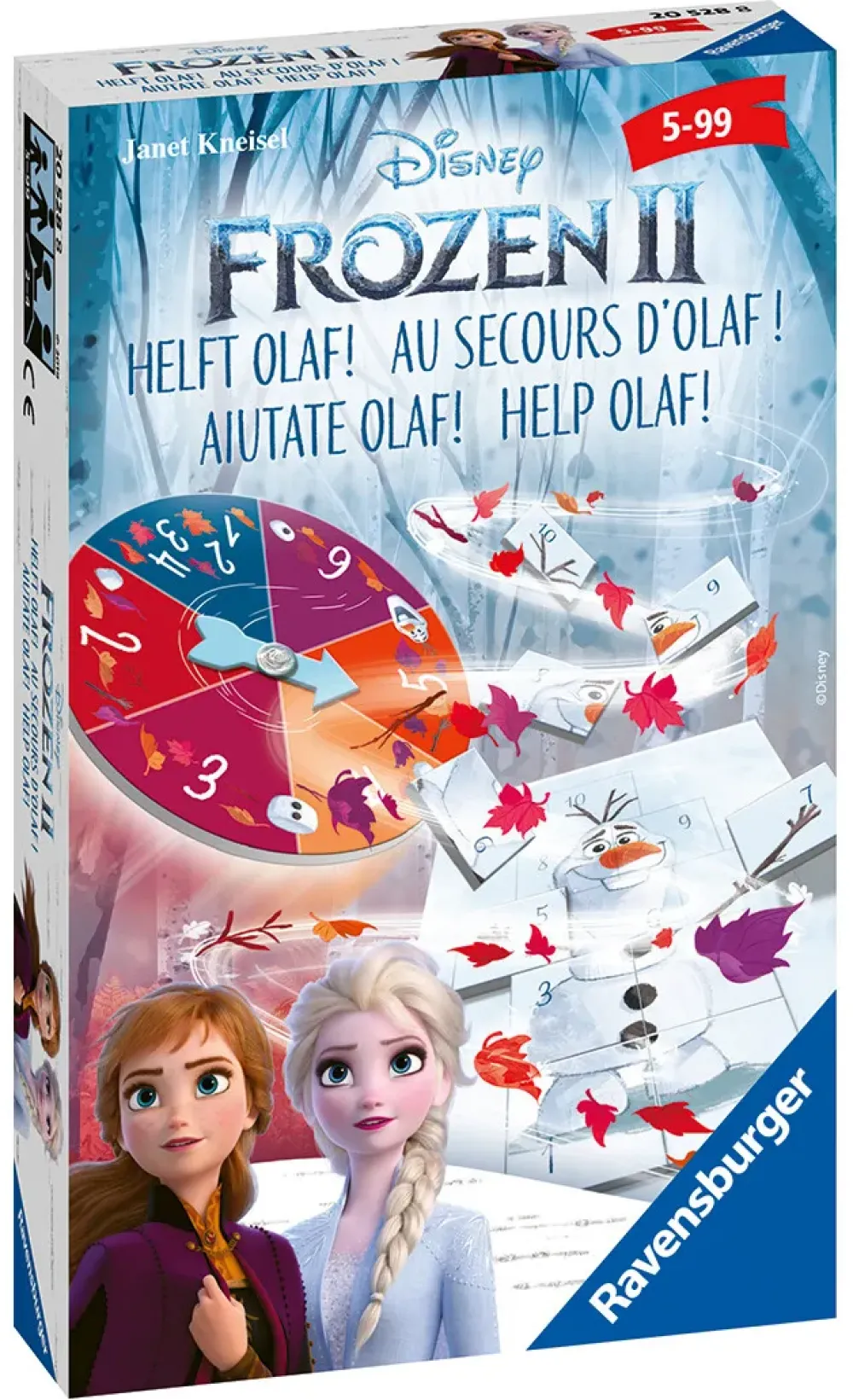 New Ravensburger Frozen 2 Travel, Gioco Da Tavolo Tascabile, 2-4 Giocatori, 5+ Anni Giochi Tascabili E Da Viaggio