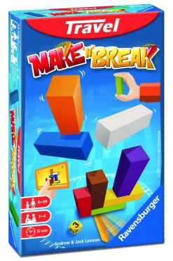 Discount Make'N'Break Travel, Gioco Da Tavolo Tascabile, 2-4 Giocatori, 8+ Anni Giochi Tascabili E Da Viaggio