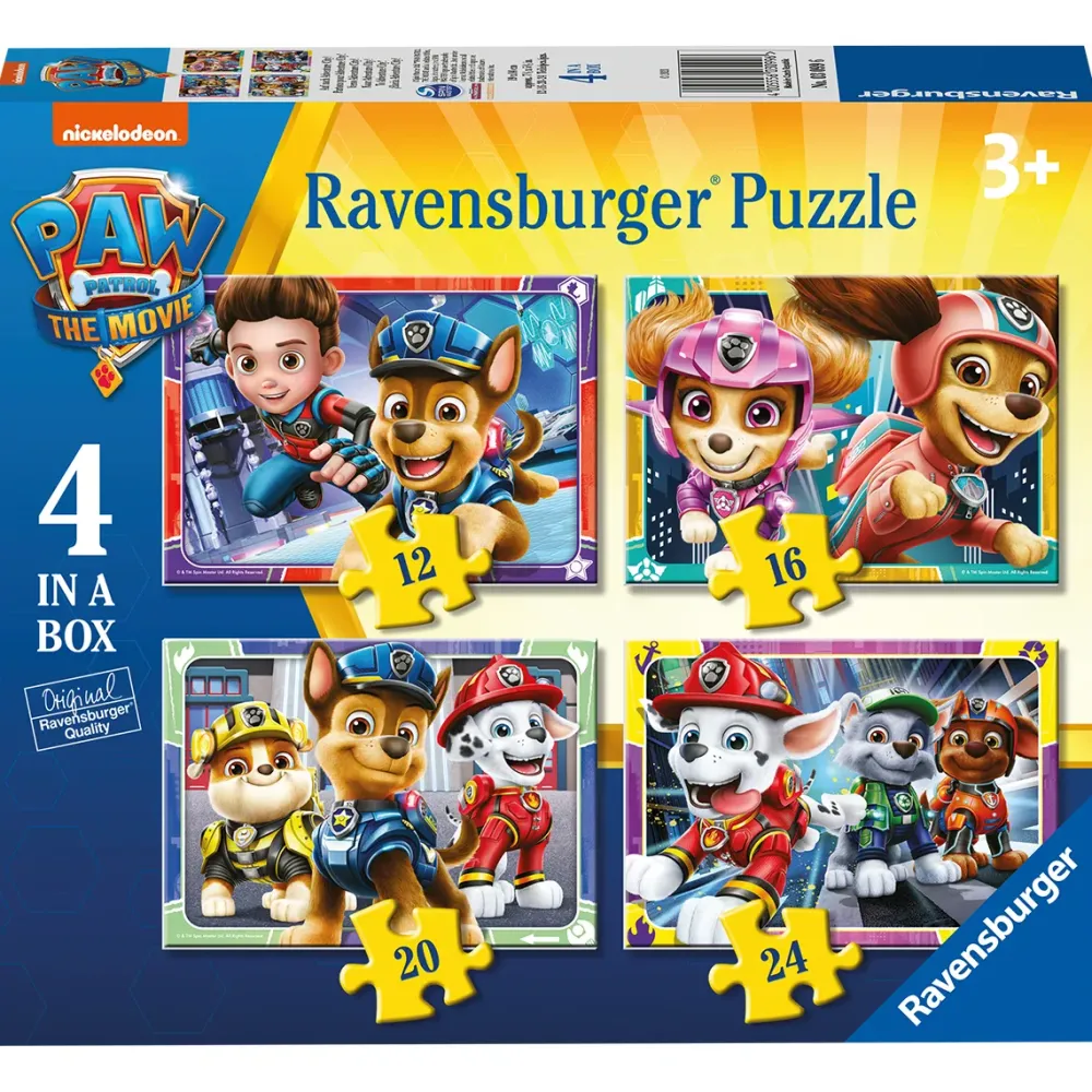 Clearance Ravensburger Puzzle 4 In A Box Movie Puzzle Per Bambini