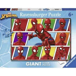 Best Puzzle 125 Pezzi Formato Giant Per Bambini A Partire Dai 6 Anni Spiderman Puzzle Per Bambini