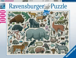 Sale Puzzle 1000 Pezzi Animali Selvaggi Puzzle 1000 Pezzi