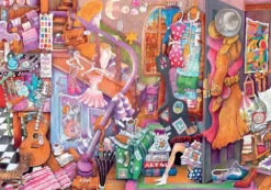 Clearance Puzzle La Stanza Della Studentessa, 500 Pezzi, Puzzle Adulti Puzzle 500 Pezzi