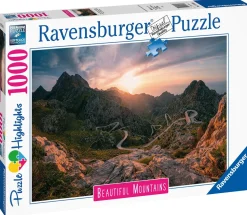 Best Puzzle Sierra De Tramuntana, Indonesia, Collezione Beautiful Mountains, 1000 Pezzi, Puzzle Adulti Puzzle 1000 Pezzi