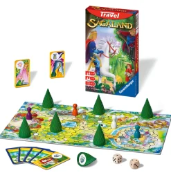 Online Sagaland Travel, Gioco Da Tavolo Tascabile, 2-4 Giocatori, 6+ Anni Giochi Tascabili E Da Viaggio