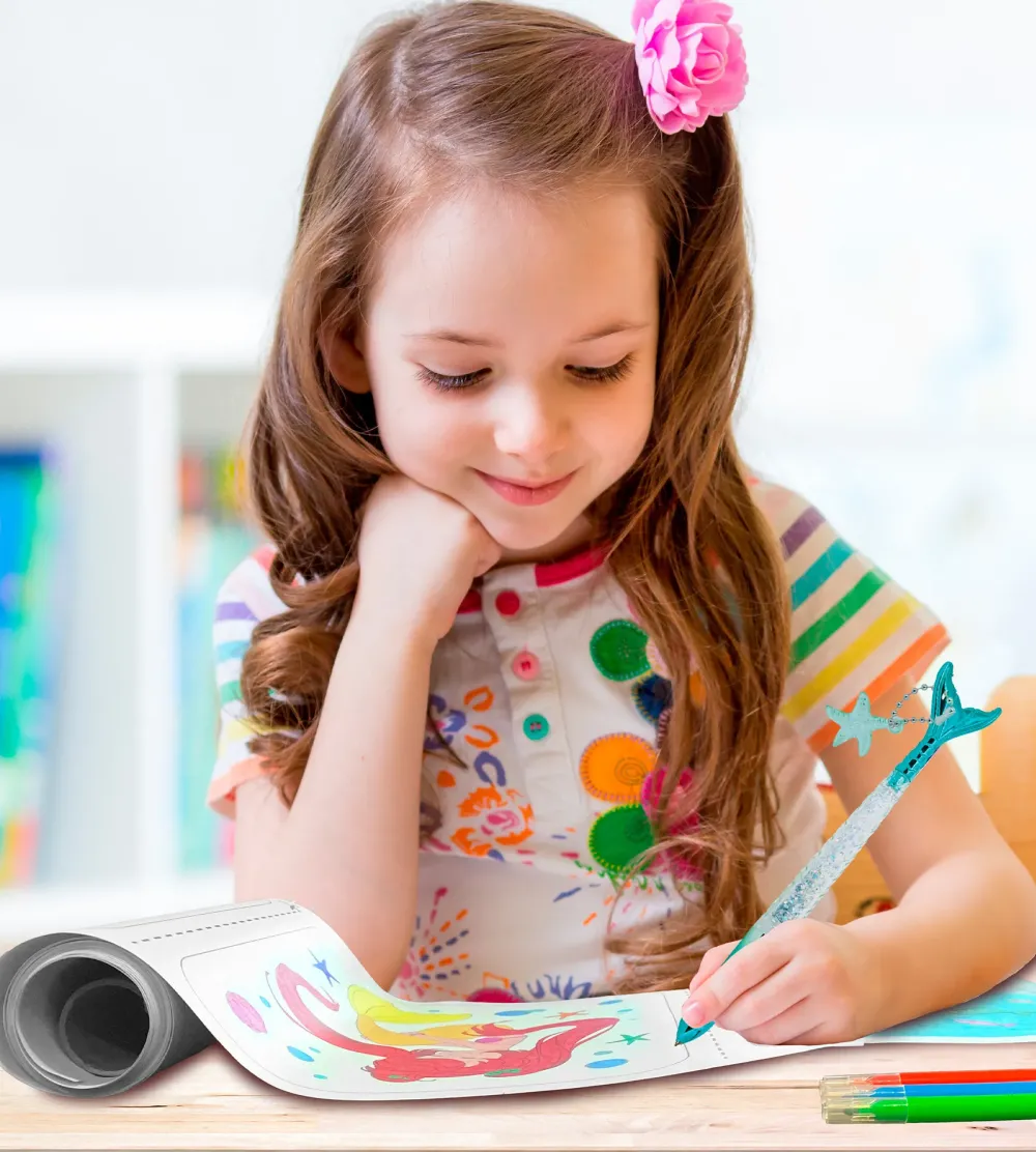 Clearance Sandy Colorando Art By The Sea In Display Da 8 Mosaici, Sabbia, Glitter