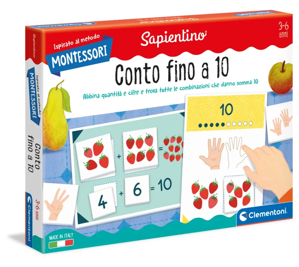 Hot Montessori Conto Fino A 10 Primi Apprendimenti