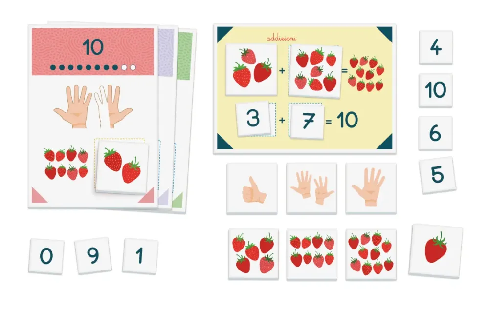 Hot Montessori Conto Fino A 10 Primi Apprendimenti