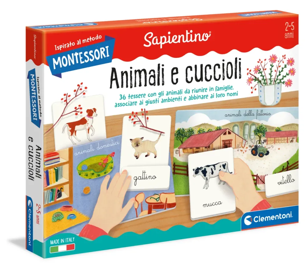 Sale Montessori Gli Animali E I Loro Cuccioli Primi Apprendimenti