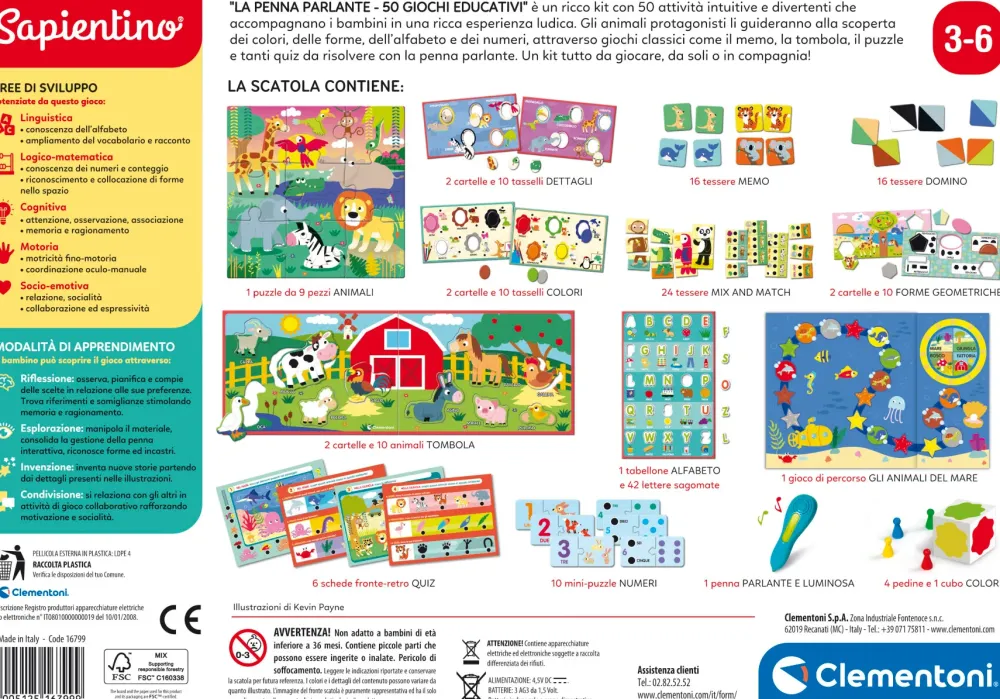 Discount Penna Interattiva 50 Giochi Educativi Primi Apprendimenti