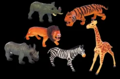 Hot Savannah Collection- Animali Giungla Action Figures